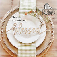 Place Setting Words| Table Setting Words| Thankful| Grateful| Gather| Blessed