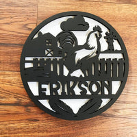 Personalized Farm Name Round Collection Set