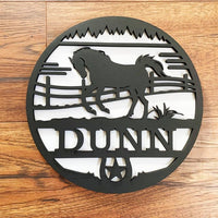 Personalized Farm Name Round Collection Set