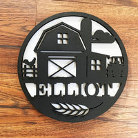 Personalized Farm Name Round Collection Set