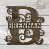 Family Name Monogram Sign