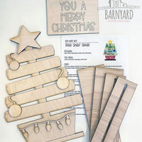 Christmas Tree Stand Sitter Sign| DIY Paint Kit