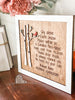 Personalized Memorial Cardinal Poem 3-D Wood Sign