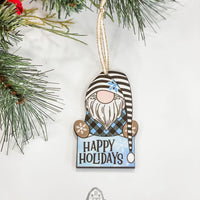Christmas Gnomes Ornament Set