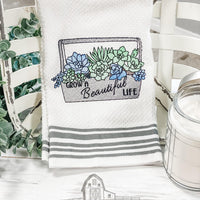 Flowers, Succulents And Sayings