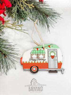 Christmas Camper Ornament