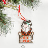 Christmas Gnomes Ornament Set