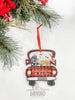 Vintage Red Christmas Trucks Filled With Joy Ornament Sets