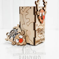 Magic Reindeer Food Box and Reindeer Tag