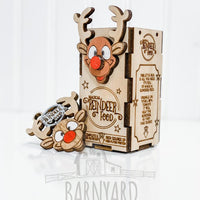 Magic Reindeer Food Box and Reindeer Tag