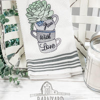 Flowers, Succulents And Sayings