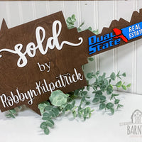 3D Sold Home Key Sign
