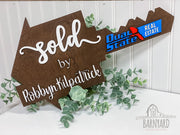 3D Sold Home Key Sign