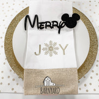 Place Setting/Table Setting Christmas Words