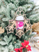 Mistletoe Sanitizer Ornament