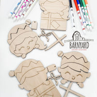 Elf Christmas Kids DIY Paint Kit