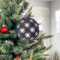 Personalized Farmhouse Style Ornament Set
