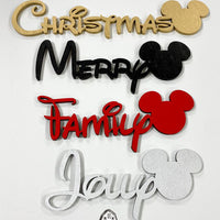 Place Setting/Table Setting Christmas Words
