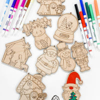 Kids DIY Christmas Ornaments Paint Kit