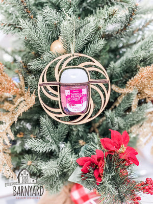 Peppermint Sanitizer Ornament