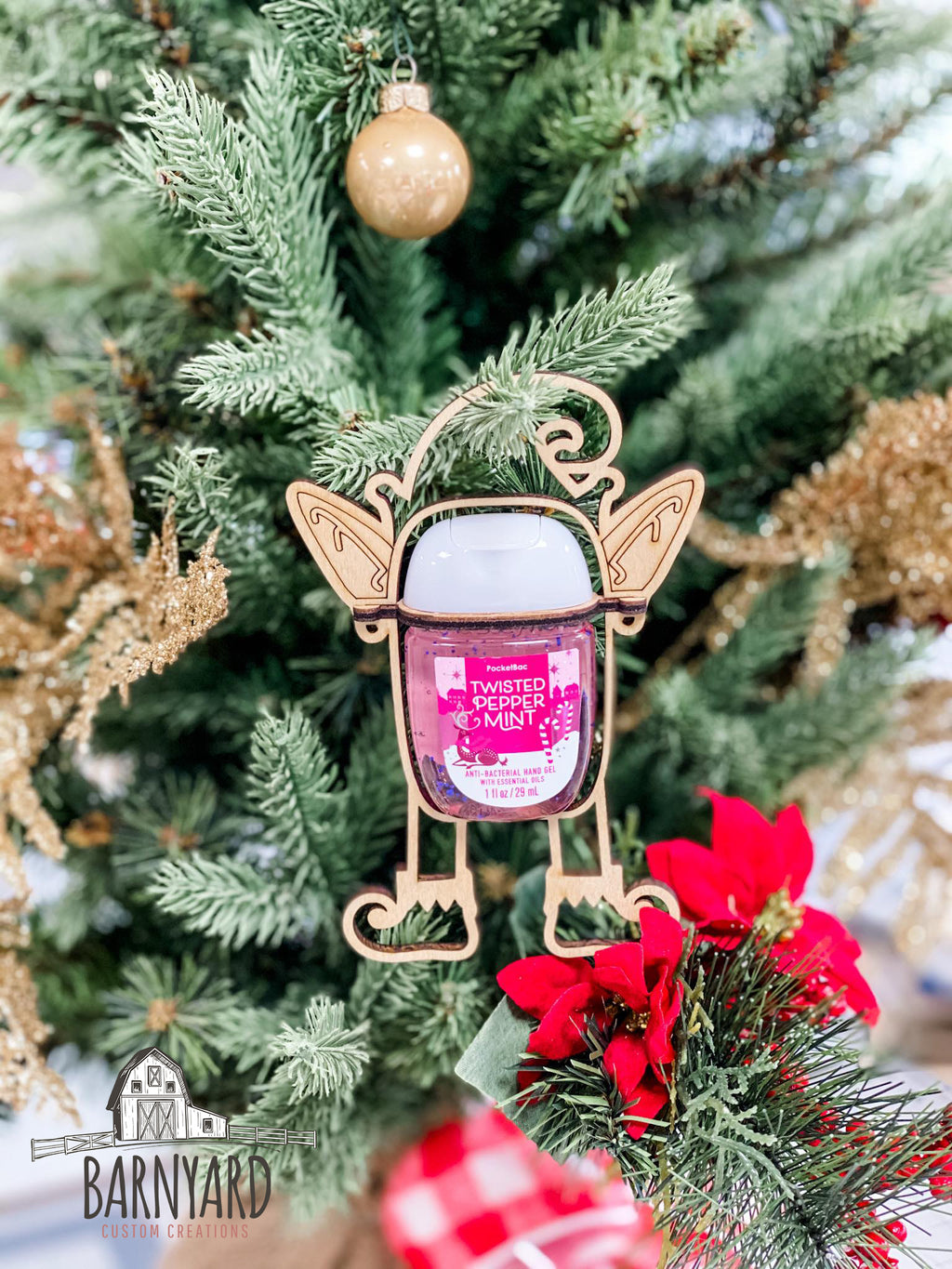 Elf Sanitizer Ornament