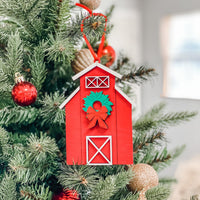 Barnyard Animal Farmhouse Ornament Set