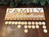 Family Celebration Date Sign