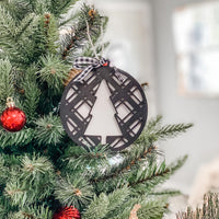 Personalized Farmhouse Style Ornament Set