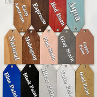 Personalized Wooden Name Tag