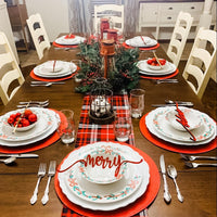 Christmas Place Setting Words