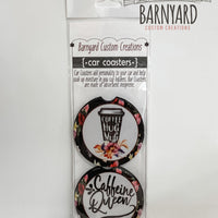Caffeine Queen Car Coaster