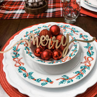 Christmas Place Setting Words