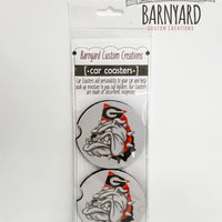 Georgia Bulldogs Car Coaster