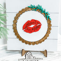 Ship Lap Interchangeable Sign| DIY Paint Party Sign