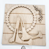 Ship Lap Interchangeable Sign| DIY Paint Party Sign