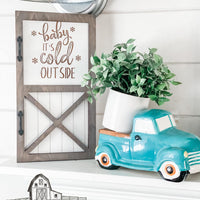 Interchangeable Seasonal Barn Door Signs