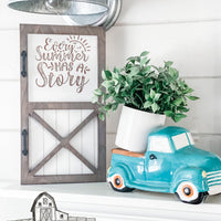 Interchangeable Seasonal Barn Door Signs