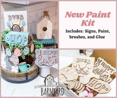 DIY Easter Tier Tray Paint Kit
