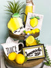 Marshmallow Lemon Tier Tray Signs