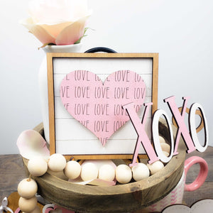 Valentine Tiered Tray Signs