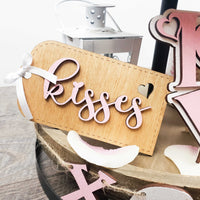 Valentine Tiered Tray Signs