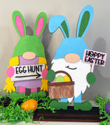 Easter Gnome Boy and Girl Stand Sitter