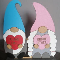 Valentine Gnome Male and Female Interchangeable DIY Kit