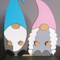 Valentine Gnome Male and Female Interchangeable DIY Kit