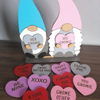 Valentine Gnome Male and Female Interchangeable DIY Kit