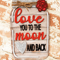 Love You To The Moon DIY Paint Kit