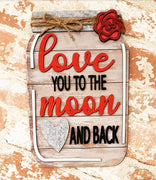 Love You To The Moon DIY Paint Kit