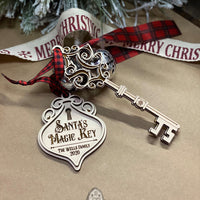 Santa's Magic Key with Personalized Key Tag