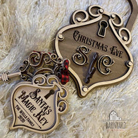 Santa's Magic Key with Personalized Key Tag