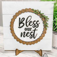 Ship Lap Interchangeable Sign| DIY Paint Party Sign
